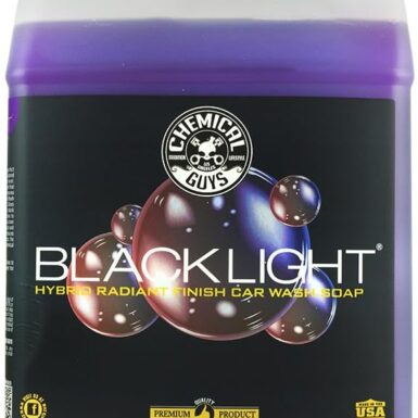Chemical Guys, Black Light Foaming Car Wash Soap, Black Cherry, 1 Gallon | High-foam soap deepens gloss on dark paint in cannons, guns or buckets, gentle on wax and coatings