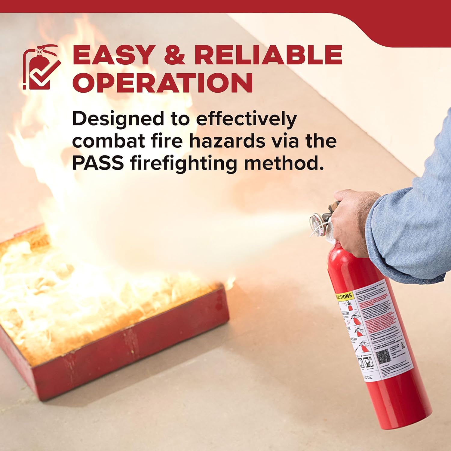 Kidde Basic 110 Fire Extinguisher for Home, 1-A:10-B:C, FA110G, 2 Pack | Residential Multi-Purpose Extinguisher for Small Common Household Fires, 2.5 lb. Dry Chemical - Image 7